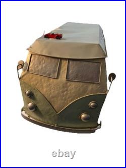 Vintage-Replica -1960's Volkswagon Van Large Capacity Metal Ice Chest- 2 Handles