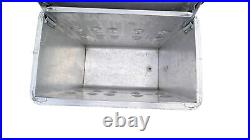 Vintage Retro Rare Kampkold Polished Aluminum Ice Chest Cooler & Folding Tray