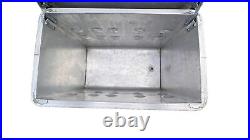 Vintage Retro Rare Kampkold Polished Aluminum Ice Chest Cooler & Folding Tray