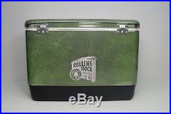 Vintage Rolling Rock Beer & Fender Reverb Amp Metal Cooler 54 Quart by Coleman