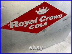 Vintage Royal Crown Cola Advertising Metal Cooler Ice Chest Diamond Logo
