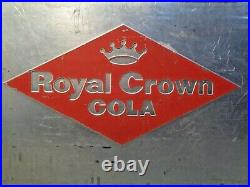 Vintage Royal Crown Cola Picnic Advertising Metal Cooler Ice Chest Diamond Logo