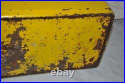 Vintage Royal Crown Cola Yellow Metal Cooler Ice Chest W Tray