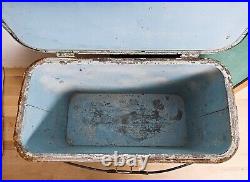 Vintage Rusty Metal Bin Cooler