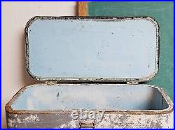 Vintage Rusty Metal Bin Cooler