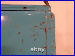 Vintage STORZ Beer Advertising Metal Cooler Ice Chest Cronstroms Refreshing