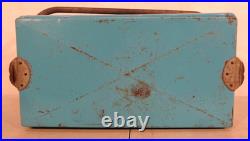 Vintage STORZ Beer Advertising Metal Cooler Ice Chest Cronstroms Refreshing