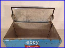Vintage STORZ Beer Advertising Metal Cooler Ice Chest Cronstroms Refreshing