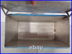 Vintage STORZ Beer Advertising Metal Cooler Ice Chest Cronstroms Refreshing