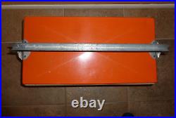 Vintage Schlitz Schlitznic heavy metal Cooler / ice chest- orange lid