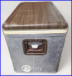 Vintage Sears TED WILLIAMS Aluminum Ice Chest Cooler 50 Quart Capacity
