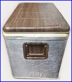 Vintage Sears TED WILLIAMS Aluminum Ice Chest Cooler 50 Quart Capacity