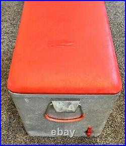 Vintage Storz Beer Metal Picnic Cooler Ice Chest Rare