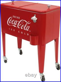 Vintage Style Coca-Cola Cooler, 60 Quart