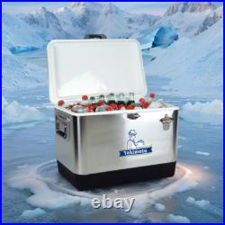 Vintage Style Yakimoto Metal Cooler by Outdoor, Brand New Ice Chest Beer Drink