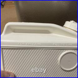 Vintage TED WILLIAMS Aluminum Ice Chest Cooler WithLatch 40 QT. WithWater Jug