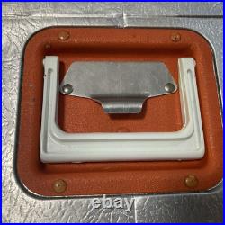 Vintage TED WILLIAMS Aluminum Ice Chest Cooler WithLatch 40 QT. WithWater Jug
