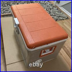Vintage TED WILLIAMS Aluminum Ice Chest Cooler WithLatch 40 QT. WithWater Jug