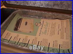 Vintage Therm A Chest Zinc Lined Cooler Ice Chest Box RARE NOS Original Box