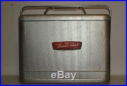 Vintage Therma-a-chest Retro Metal Cooler Therm A Chest w Plug MAN CAVE