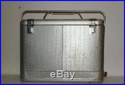 Vintage Therma-a-chest Retro Metal Cooler Therm A Chest w Plug MAN CAVE