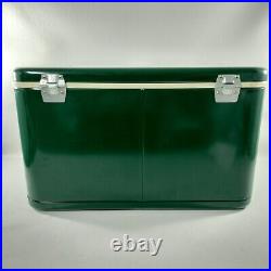 Vintage Thermos Metal Green Ice Cooler USA 43 Quarts With Box 7750