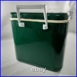 Vintage Thermos Metal Green Ice Cooler USA 43 Quarts With Box 7750
