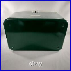 Vintage Thermos Metal Green Ice Cooler USA 43 Quarts With Box 7750