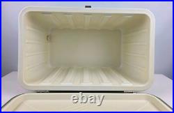 Vintage Thermos Metal Light Green Camping Cooler 22x13x14 43 Qt NICE