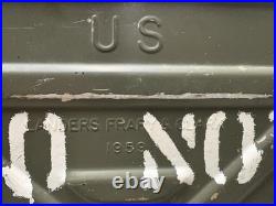 Vintage U. S. Military Landers Frary & Clark Metal Insulated Food Storage Cooler Vintage U. S. Military Landers Frary & Clark Metal Insulated Food Storage Cooler