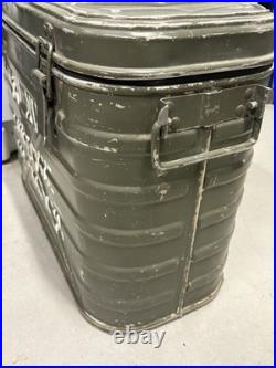Vintage U. S. Military Landers Frary & Clark Metal Insulated Food Storage Cooler Vintage U. S. Military Landers Frary & Clark Metal Insulated Food Storage Cooler