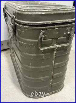 Vintage U. S. Military Landers Frary & Clark Metal Insulated Food Storage Cooler Vintage U. S. Military Landers Frary & Clark Metal Insulated Food Storage Cooler