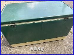 Vintage Used Green COLEMAN Cooler (US PAT. NO. 3384264) All ORIGINAL Parts