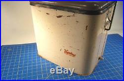 Vintage Vagabond Metal Ice Chest Cooler By Thermos Free Ship to the Lower 48