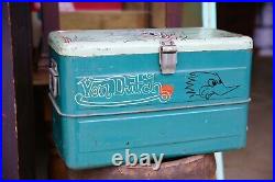 Vintage Von Dutch Car Cooler Hot Rod Ice Chest Rat Fink Rat Rod Accessory RARE