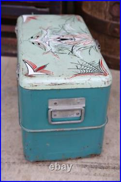 Vintage Von Dutch Car Cooler Hot Rod Ice Chest Rat Fink Rat Rod Accessory RARE