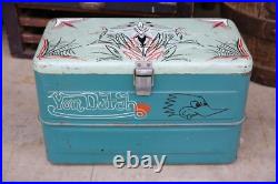 Vintage Von Dutch Car Cooler Hot Rod Ice Chest box Rat Fink Rat Rod Accessory Vintage Von Dutch Car Cooler Hot Rod Ice Chest box Rat Fink Rat Rod Accessory