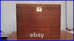 Vintage Wood Cooler Dove Tailed Corners 14x11x11Rare Boating