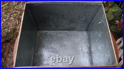 Vintage Wood Cooler Dove Tailed Corners 14x11x11Rare Boating