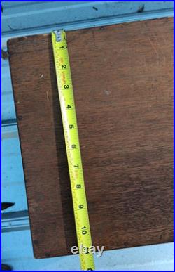 Vintage Wood Cooler Dove Tailed Corners 14x11x11Rare Boating