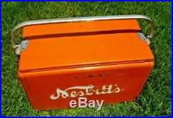 Vintagebright Orange Nesbitt's Soda Cooleroriginal Metalgreat Pop Display