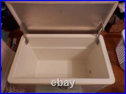 Vtg 1960's TED WILLIAMS Aluminum Ice Chest Cooler withdrainage hose 22 x 14 x 16