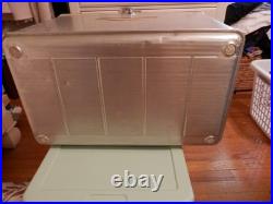 Vtg 1960's TED WILLIAMS Aluminum Ice Chest Cooler withdrainage hose 22 x 14 x 16