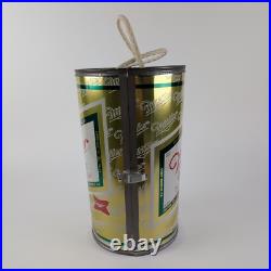 Vtg 70s Miller High Life Large Metal Beer Can Promo Advertising Cooler 14
