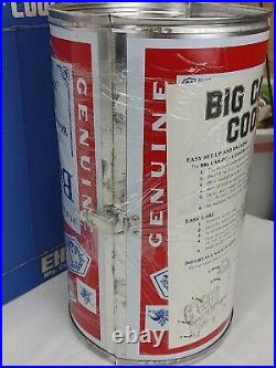 Vtg Budweiser Metal Cooler Ehco Big Can Do USA Made Beer Shape 1980's 14 6-Pack