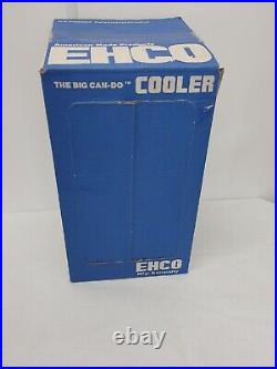 Vtg Budweiser Metal Cooler Ehco Big Can Do USA Made Beer Shape 1980's 14 6-Pack