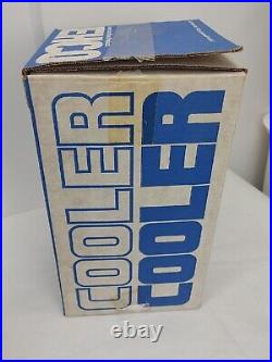 Vtg Budweiser Metal Cooler Ehco Big Can Do USA Made Beer Shape 1980's 14 6-Pack