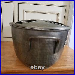 Vtg Casa Cristinahand Crafted Hammered Wine Champagne Ice Tub Chiller Cooler