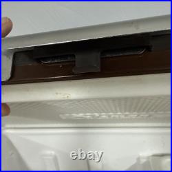 Vtg Coleman 28 Brown Ice Chest Metal Cooler RARE Tray & Drain USA