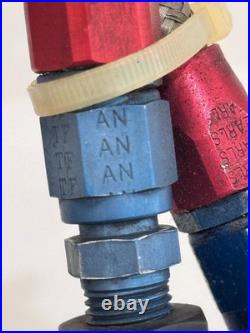 Vtg Lockhart 4-Row Oil Cooler Earl's Braided Lines AN Fittings Honda CB KZ GS XS Vtg Lockhart 4-Row Oil Cooler Earl's Braided Lines AN Fittings Honda CB KZ GS XS